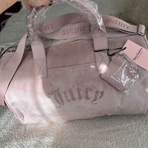 Juicy Couture Light Pink Travel Bag